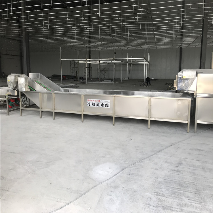 巴氏滅菌、冷卻、烘干流水線