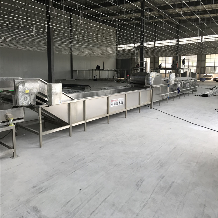 巴氏滅菌、冷卻、烘干流水線