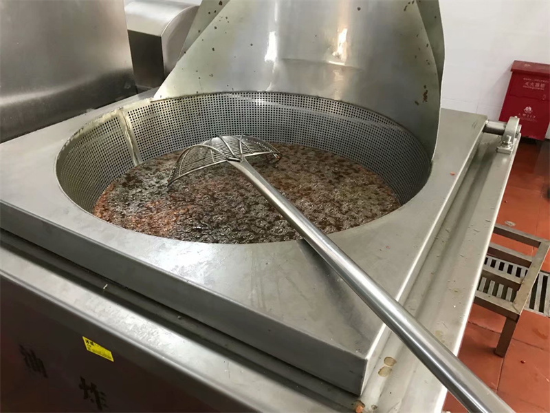 電加熱油炸花生米設備