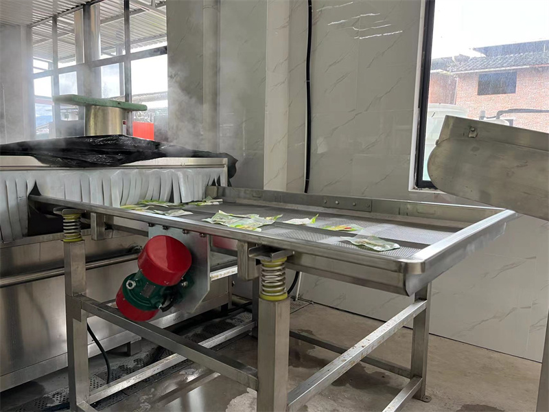 泡椒竹筍巴氏滅菌、冷卻、風干流水線