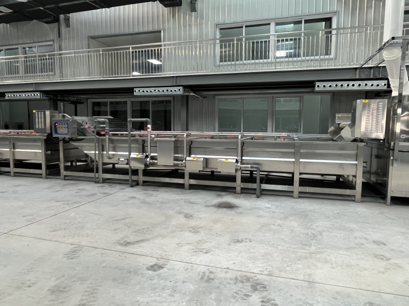 酸菜巴氏殺 菌清洗風干線