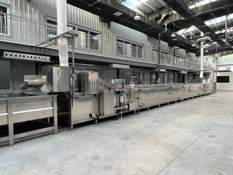 酸菜巴氏殺 菌清洗風干線