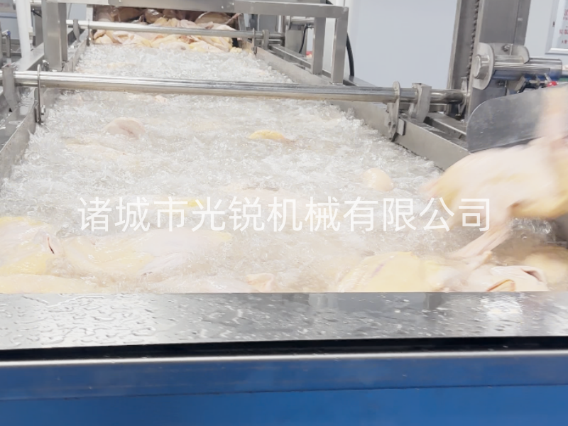凍鴨加工不用愁！一站式解凍清洗分割流水線，效率翻倍！